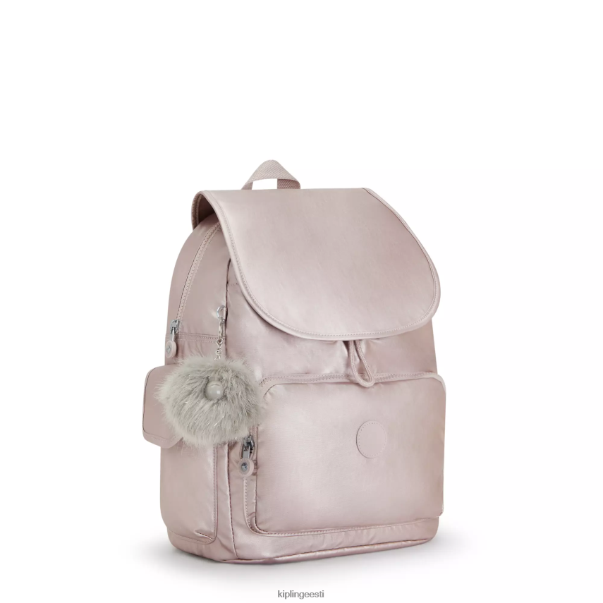 linnapakk metallist seljakott Kipling metallist roos naised 4NF06J340 mood seljakotid