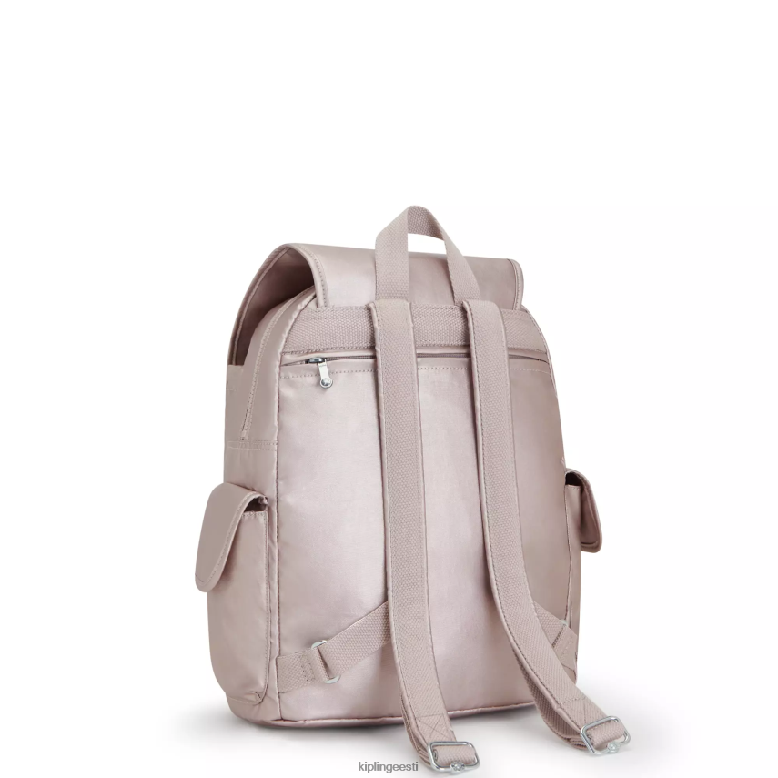 linnapakk metallist seljakott Kipling metallist roos naised 4NF06J340 mood seljakotid
