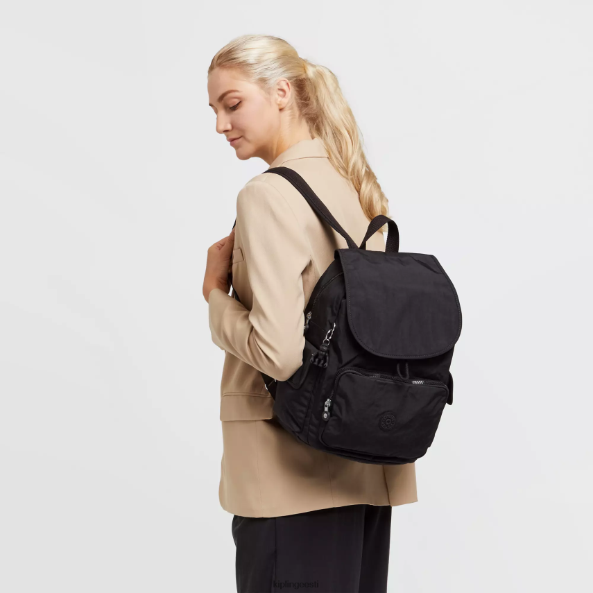 linnapakk seljakott Kipling must noir naised 4NF06J352 mood seljakotid