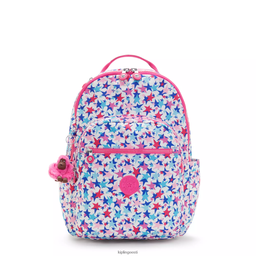 Seoul suur trükitud 15" sülearvuti seljakott Kipling moonitähed naised 4NF06J462 sülearvuti seljakotid